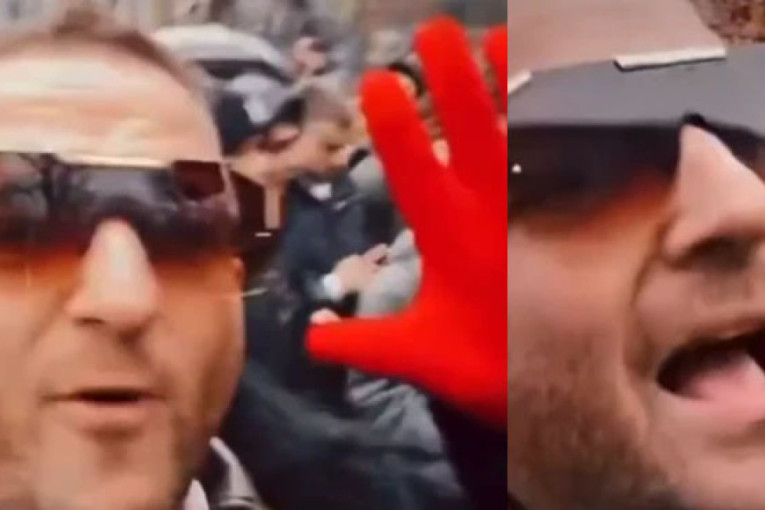 Jedan od braće Dalton zgrozio pristojnu Srbiju: Otkrivamo ko je huligan koji je vulgarno vređao žene na protestu! (VIDEO)