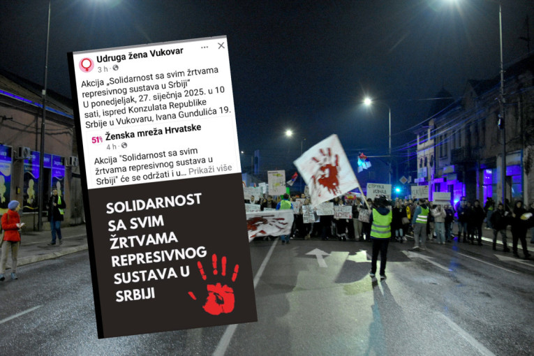 Ustaška služba podržava obojenu revoluciju u Srbiji! Feministkinje iz Vukovara pozvale na protest ispred srpskog konzulata u Hrvatskoj