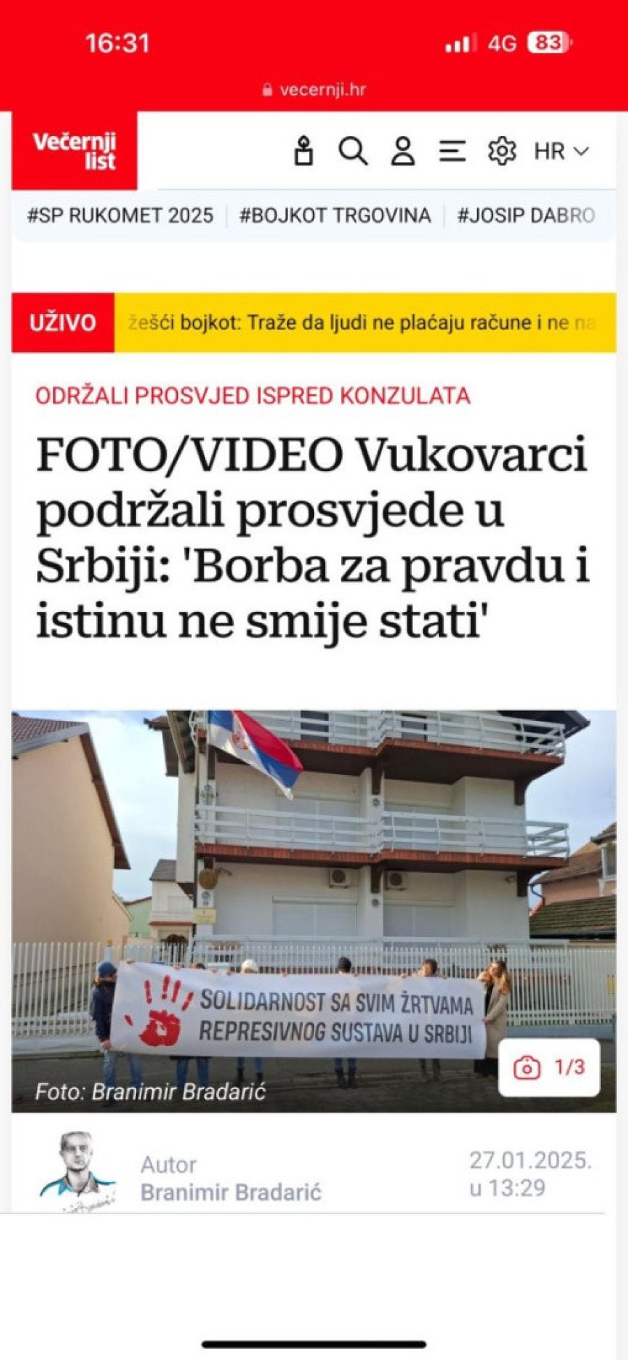 Ustaše navijaju, a milogorci došli da prave "festival": Srbiju pokušavaju da sruše razne "kuvarice"! (FOTO)