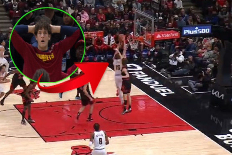 Jokićevi saigrači u neverici: Srbin protiv Bulsa zakucao kao da je Džordan!