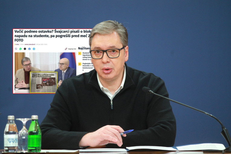 Što je babi milo, to joj se i snilo! Nova jedva dočekala da objavi pogrešan naslov švajcarskog tabloida da je "Vučić podneo ostavku"