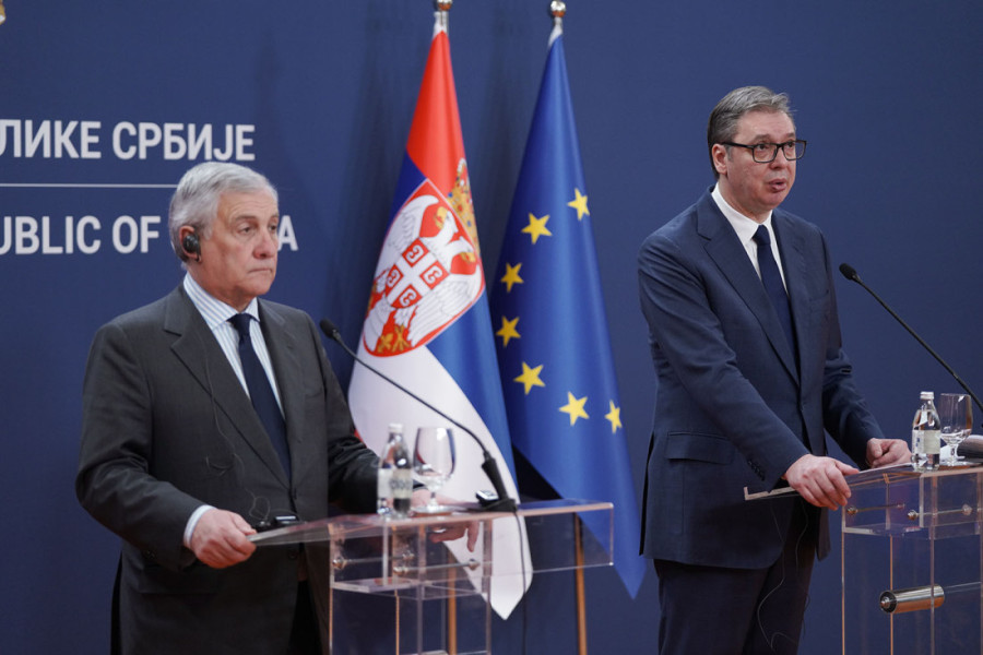 Vučić sa Tajanijem i o unutrašnjoj situaciji: Srbija će sačuvati stabilnost (VIDEO)