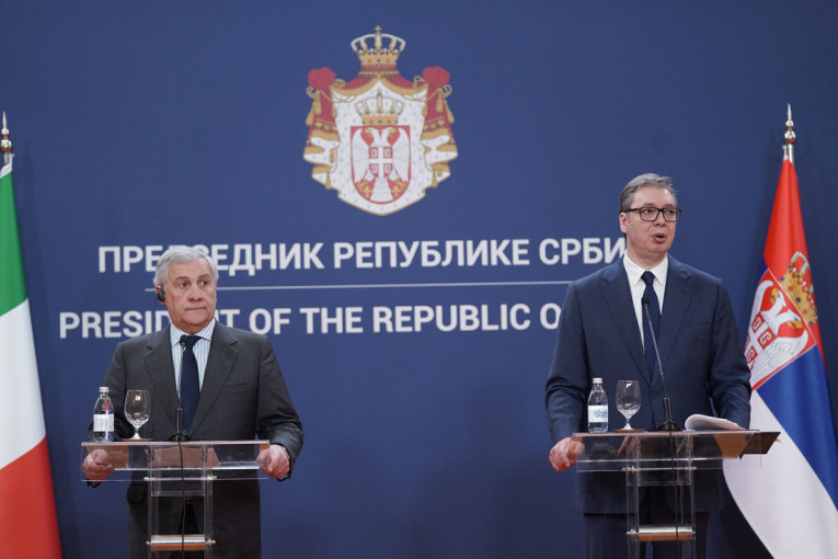 Vučić sa Tajanijem i o unutrašnjoj situaciji: Srbija će sačuvati stabilnost (VIDEO)