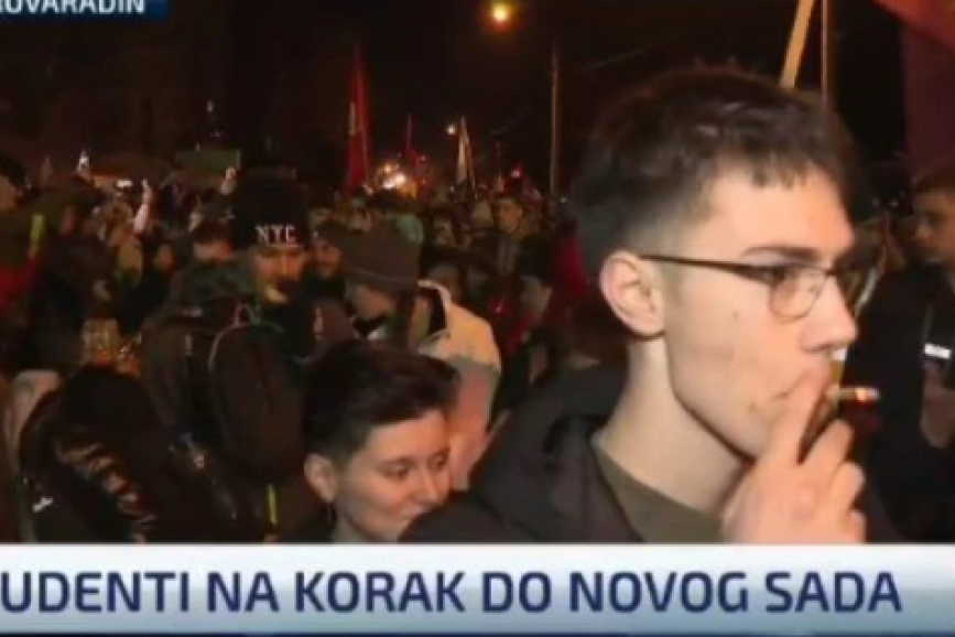 Skandal! Studenti na protestima se drogiraju u programu uživo, a sve to prenosi N1! (VIDEO)