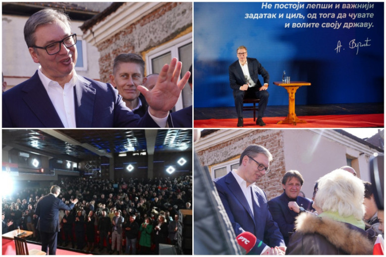 Vučić u Aleksandrovcu: Predsednik obišao domaćinstvo Dejana Savkovića u selu Trnavci  (FOTO/VIDEO)