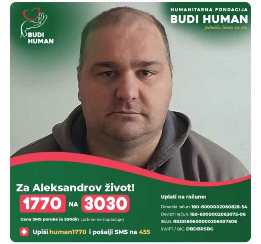 Aleksandar već 10 godina vodi bitku sa teškom bolešću – sada mu je potrebna naša pomoć!