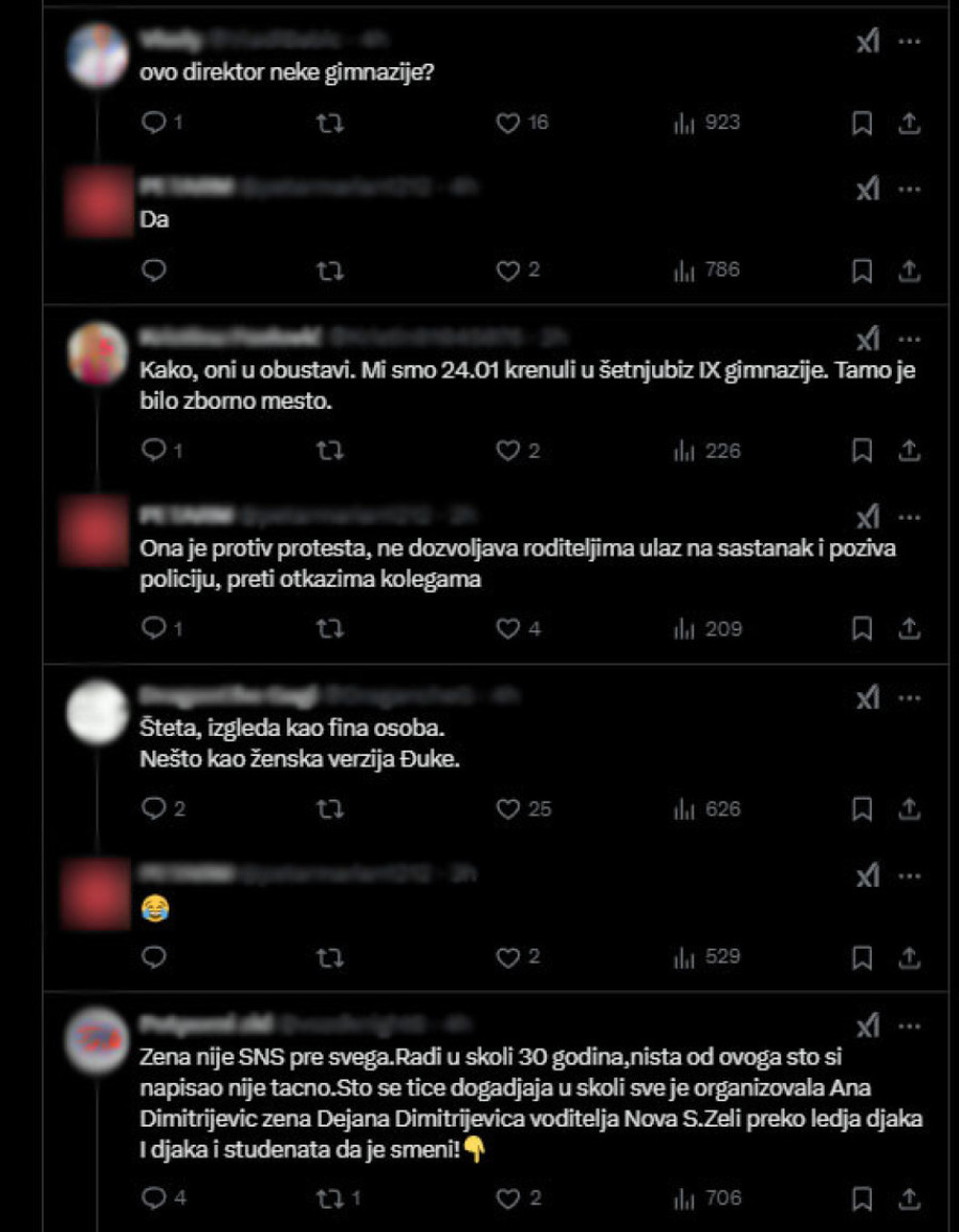 Brutalni napadi na direktorku Tatjanu Šuković! Linč na mrežama jer se protivi blokadama