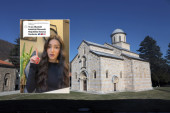Albanci svojataju Visoke Dečane! Napali našu Magdalenu da je to albanski manastir, a ona ih je "oduvala" u nekoliko reči (VIDEO)