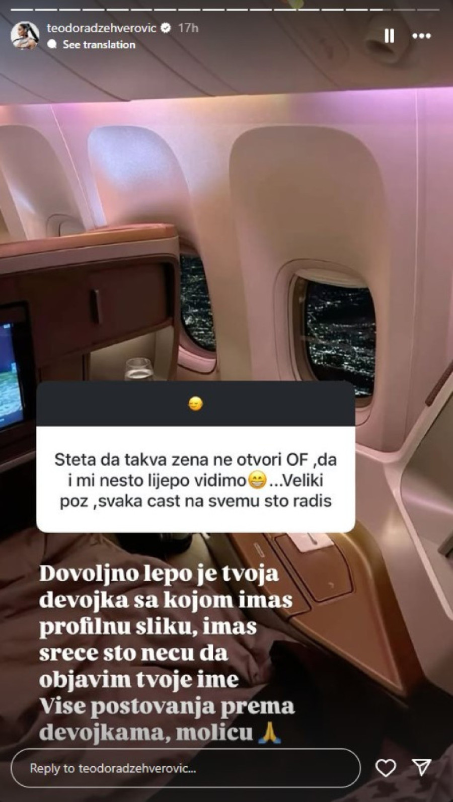 Džehverovićki stiglo nevaljalo pitanje od zauzetog muškarca, ona pobesnela: Više poštovanja, moliću!