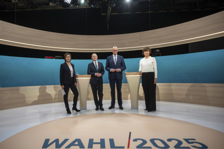 Nemački izbori: Šolc i Merc suočili stavove u TV duelu