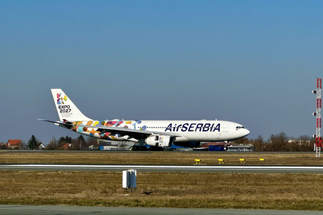 "Er Srbija" prevezla milion putnika u 2025. godini