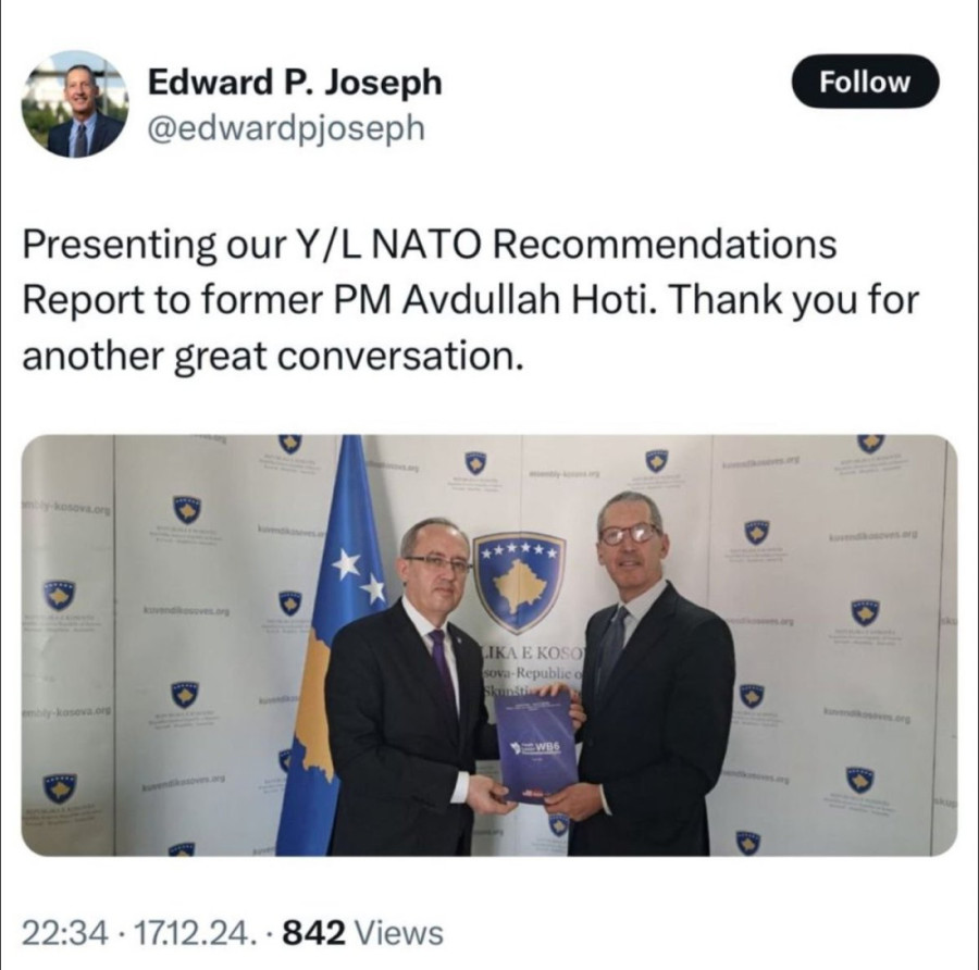 Poznati albanski lobista posetio studente! Evo sa kim se sve susreo ljubitelj bande iz Prištine (FOTO)