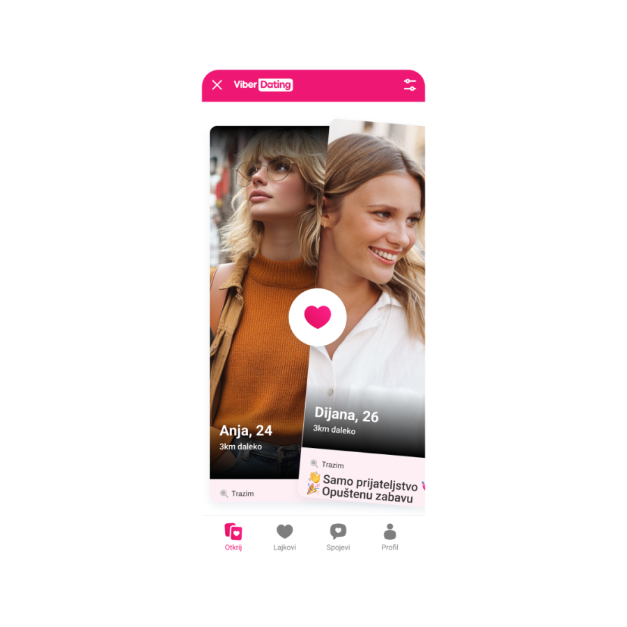 Izbegnite prevarante, ali ne bežite od ljubavi: Za Dan zaljubljenih stiže Viber Dating u Srbiju