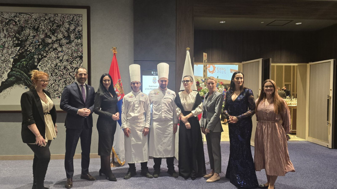 Žarić Kovačević na prijemu u Tokiju povodom Dana srpske državnosti