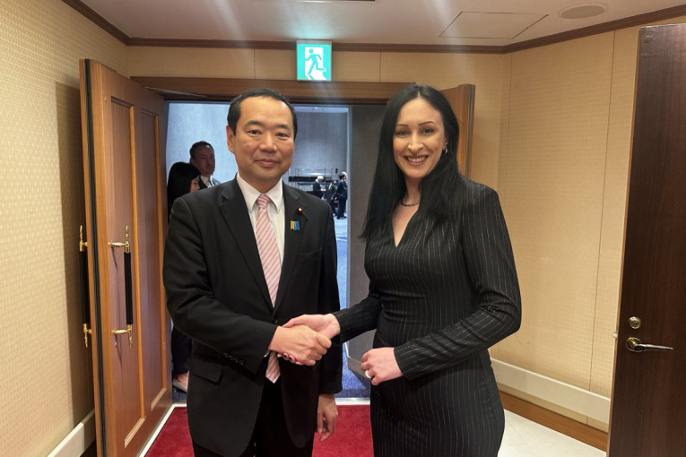 Žarić Kovačević na prijemu u Tokiju povodom Dana srpske državnosti