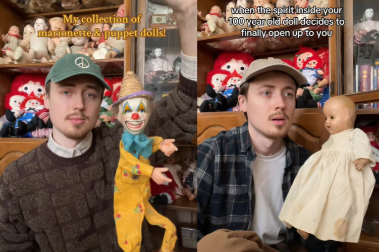 "Nisu jezive, samo su pogrešno shvaćene" - zavirite u svet kolekcionara koji živi sa 250 vintidž lutaka (VIDEO)