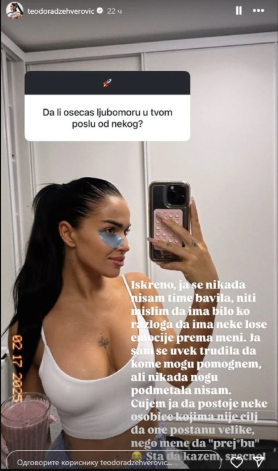 "Cilj im je da mene preje*u": Džehva oštra o kolegama, ovako im nikad do sad nije odbrusila!