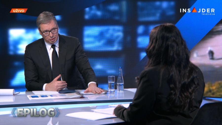 Vučić na TV Insajder: Godinama su ulagali ogroman novac u grupe za pritisak, ali obojena revolucija im je propala!
