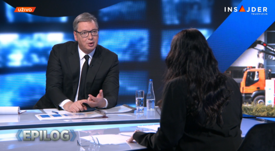 Vučić na TV Insajder: Godinama su ulagali ogroman novac u grupe za pritisak, ali obojena revolucija im je propala!
