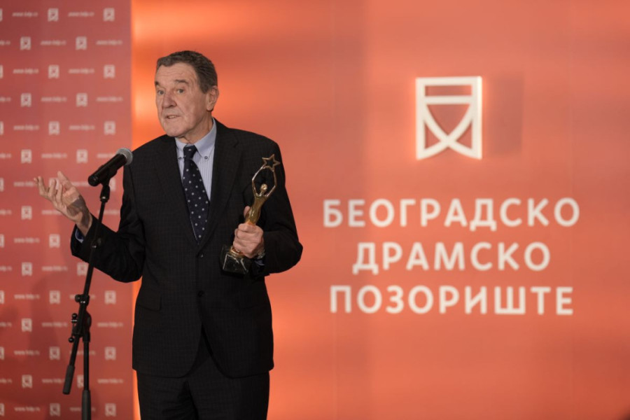 Beogradsko dramsko pozorište proslavilo 78. rođendan: Mikiju Krstoviću nagrada "Tatjana Lukjanova" (FOTO)
