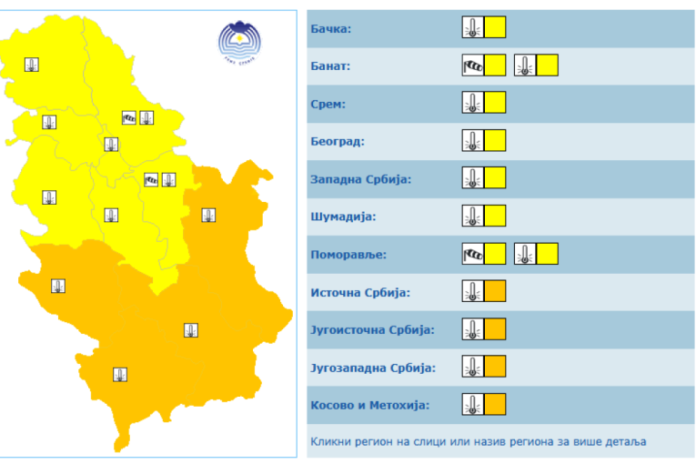 Smrzavanje na pomolu: Žuti i narandžasti alarmi širom zemlje, stižu ledeni dani!