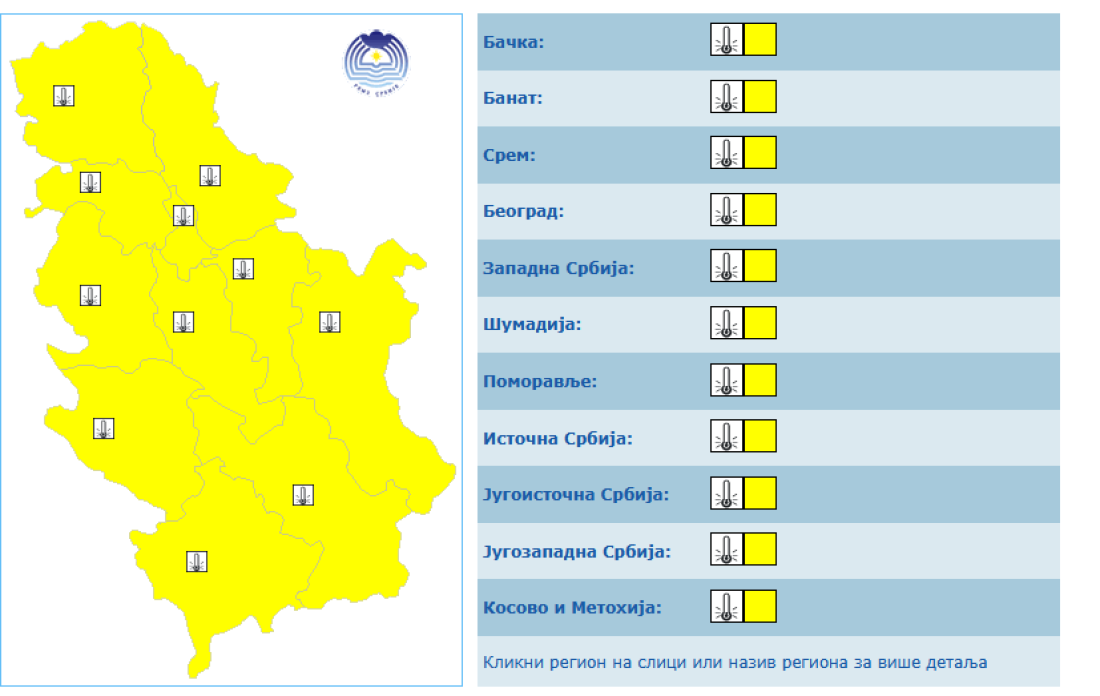 Smrzavanje na pomolu: Žuti i narandžasti alarmi širom zemlje, stižu ledeni dani!