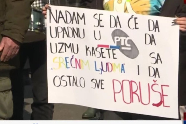 Sramni poziv na uništenje RTS-a potresa javnost! Studenti žele da ruše medije (FOTO)