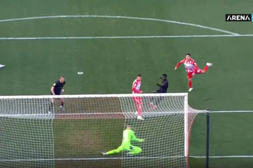 Kalulu i Zubairu matirali odbranu Crvene zvezde! Pogledajte kako je Partizan poveo u 175. večitom derbiju (VIDEO)