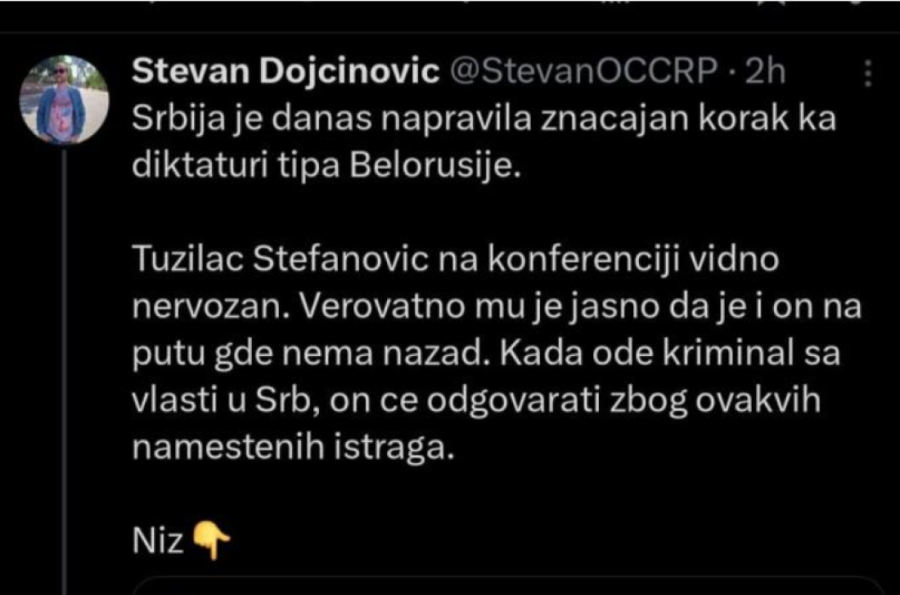 Skandal: Glavni urednik KRIK-a napada tužioca Stefanovića zbog istrage usmerene ka novcu nevladinih organizacija!