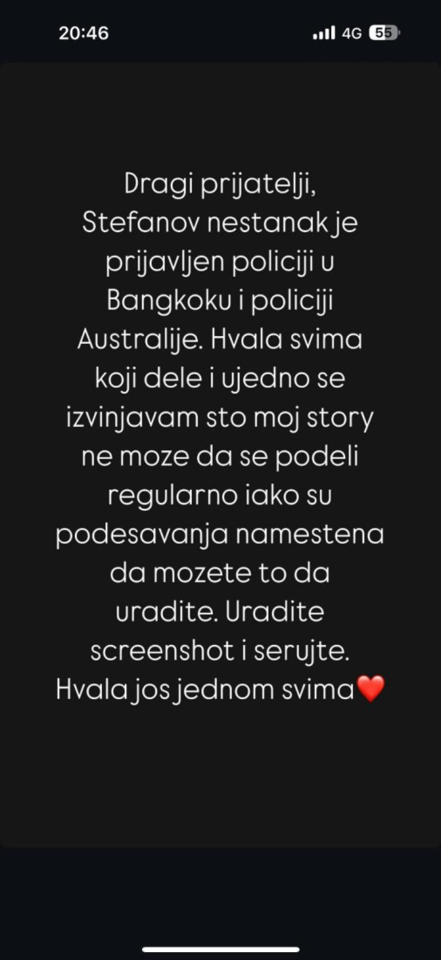 Stefan nestao u Tajlandu! Sestra moli za pomoć - Nema ga već nedelju dana, od tada mu je telefon nedostupan!