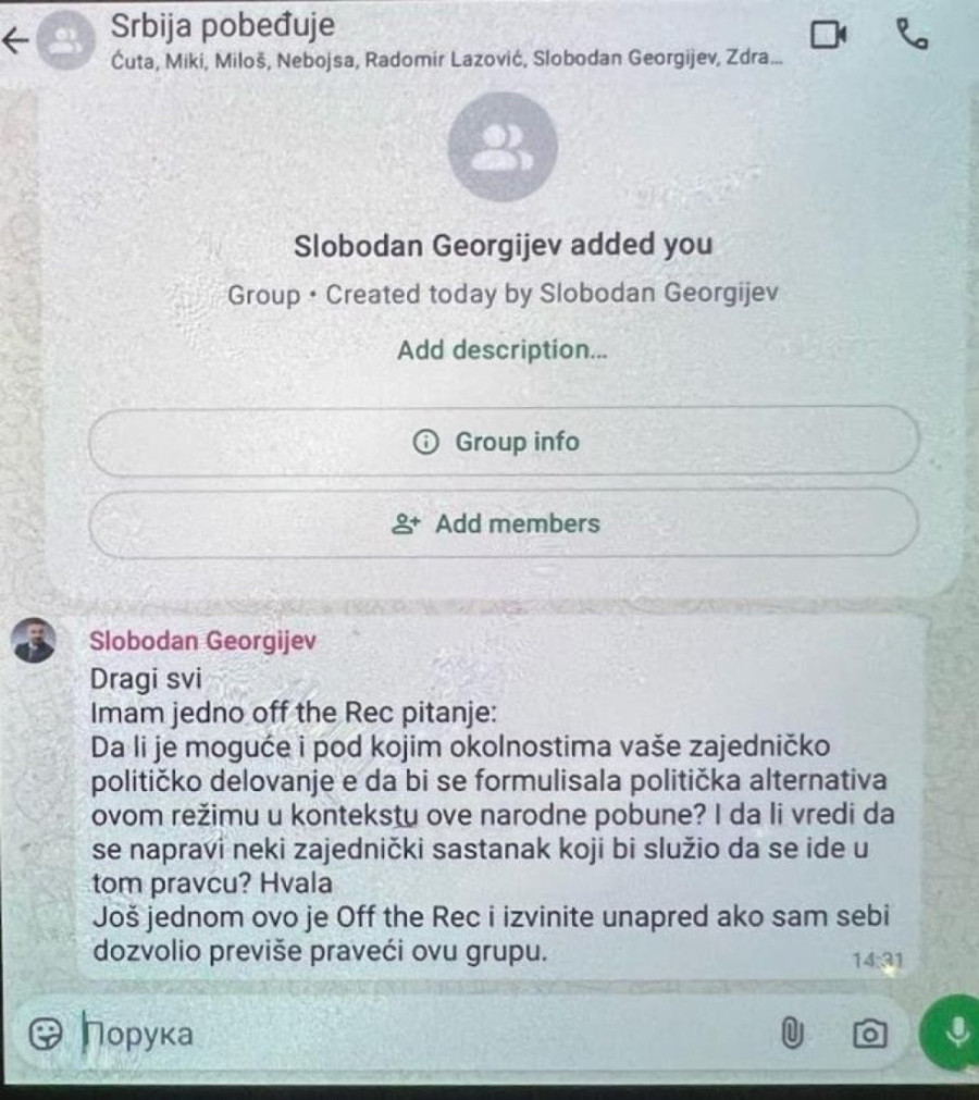 Opozicija ima novog lidera? Da li se to Slobodan Georgiev nameće jer mu je pozicija u medijima nesigurna? (FOTO)