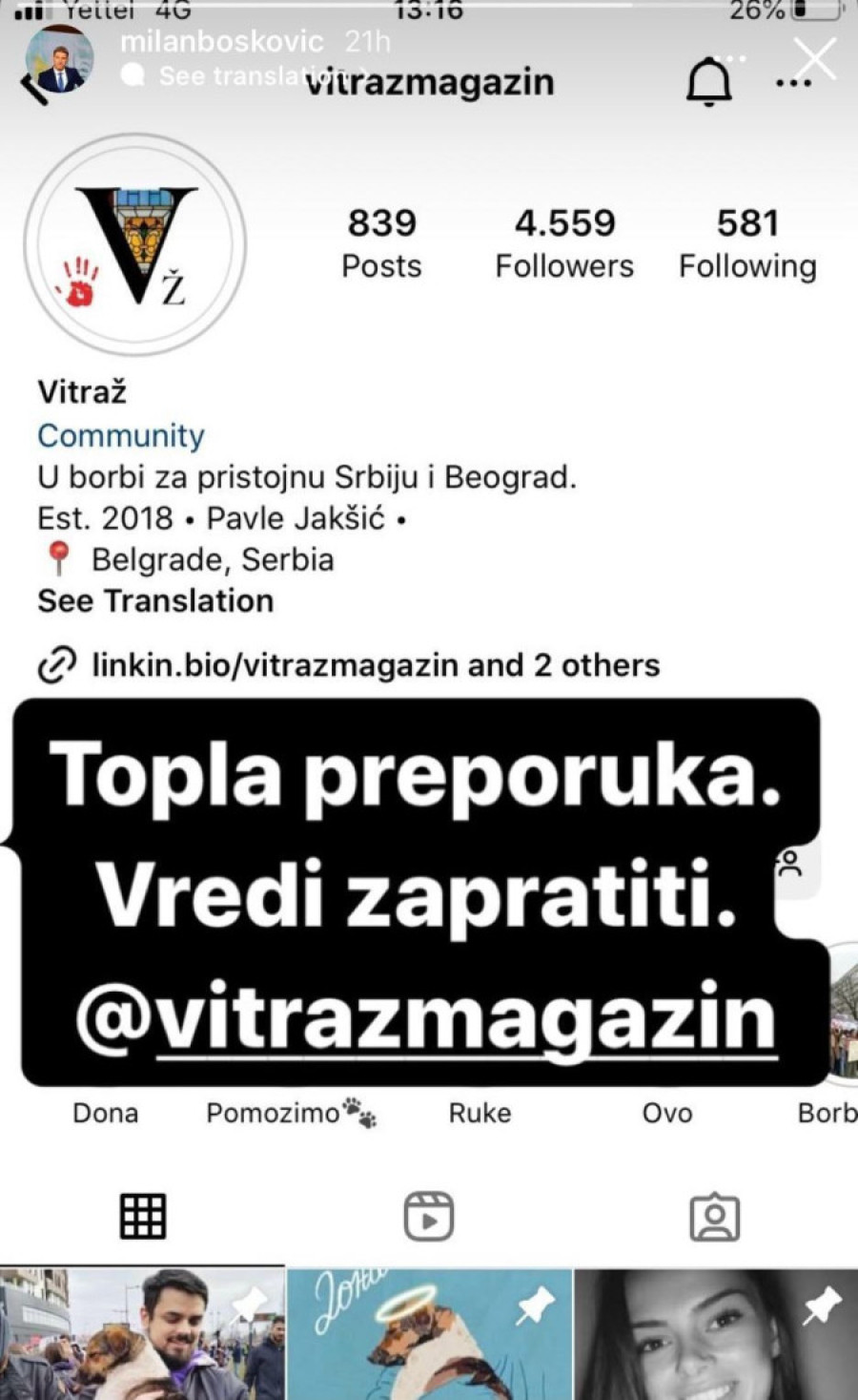 Nasilnik Bošković ne menja navike! Novinar koji je tukao suprugu sada podržava hajku na direktorku škole (FOTO/VIDEO)