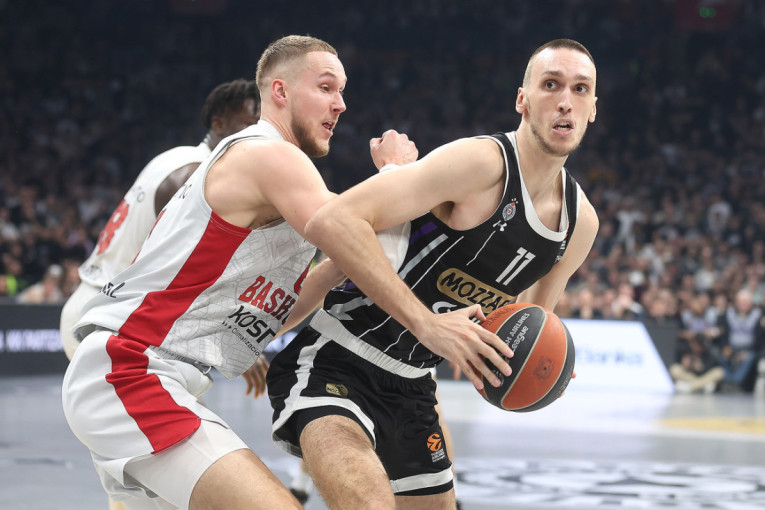 Partizan grabi ka plej-ofu Evrolige! Valjak mleo Baskoniju, pa se malo kockao, ali odbranio Arenu! (FOTO/VIDEO)