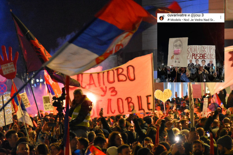 Takozvani studenti pokazali svoje pravo lice! Ekstremna manjina najstrašnije vređa, a prave se "fini"! (FOTO)