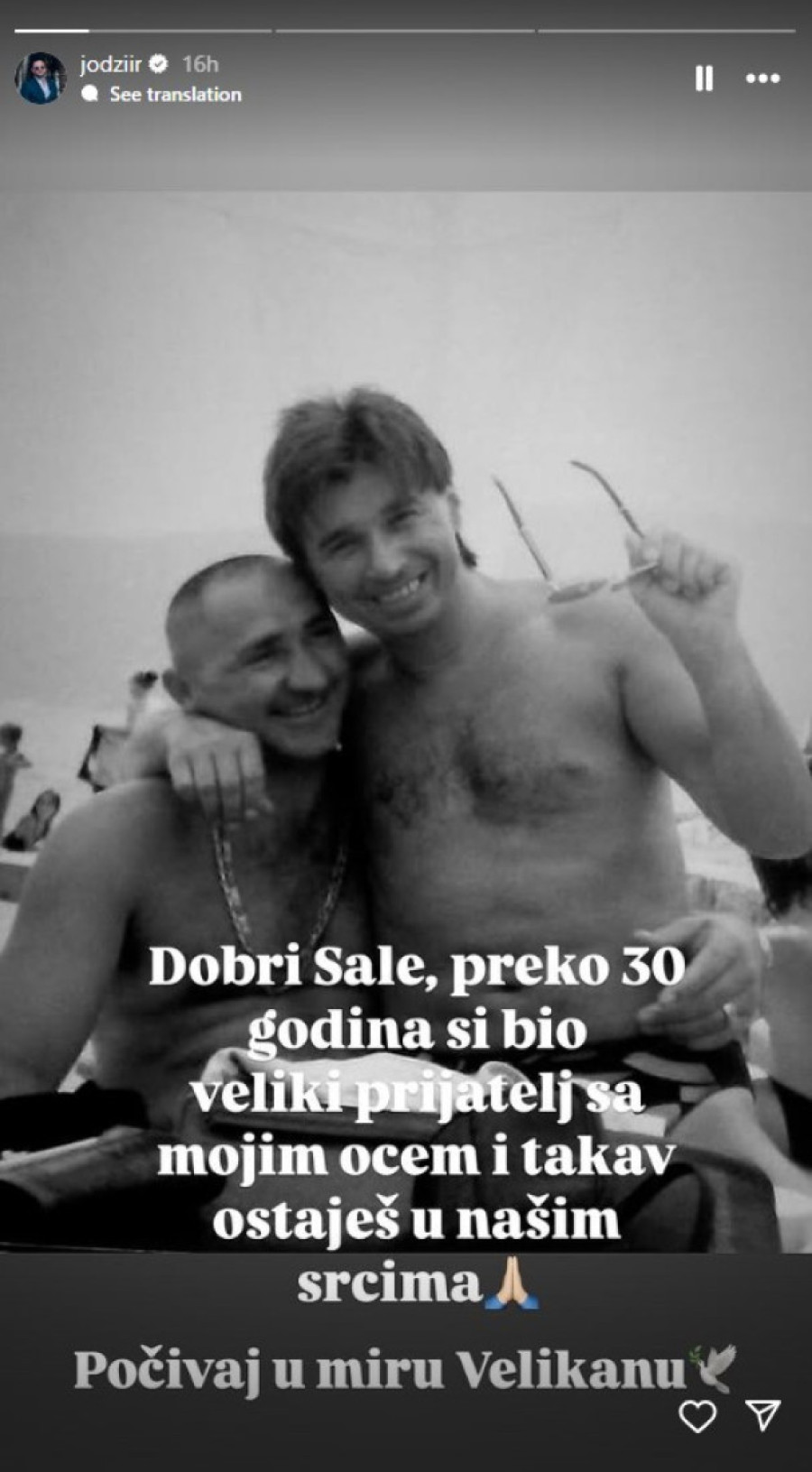 Nikad viđena fotografija Saše Popovića iz mladosti: Ostaješ u našim srcima!