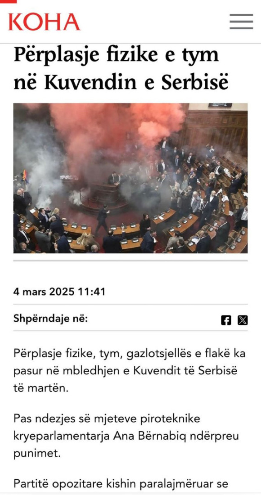 Antisrpska opozicija Šiptarima "digla perje"! Likuju zbog haosa iz Skupštine (FOTO)