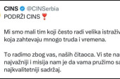 CINS ponovo moli za pare: Kada američke presuše, kreću reklame na "X" mreži!