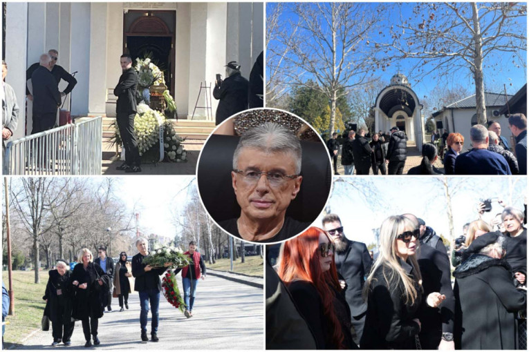 Sahrana Saše Popovića: Kovčeg i krst izloženi ispred kapele, veliki broj poznatih pristiže da ga isprati na večni počinak (FOTO/VIDEO)