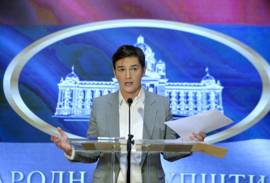 Brnabić: Izveštaj tzv. ekspertske radne grupe je zamajavanje naroda i zemlje koja je već pretrpela štetu