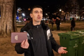 Ovim blokadama fakulteta najviše gubimo mi studenti! Uglješa je došao iz Niša da podrži kolege! (VIDEO)