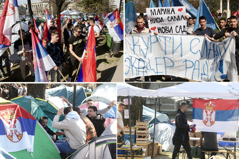 Sve veća podrška studentima koji hoće da uče, tu su i brojni profesori: Građani im donose sve što je potrebno - i danas provokacije