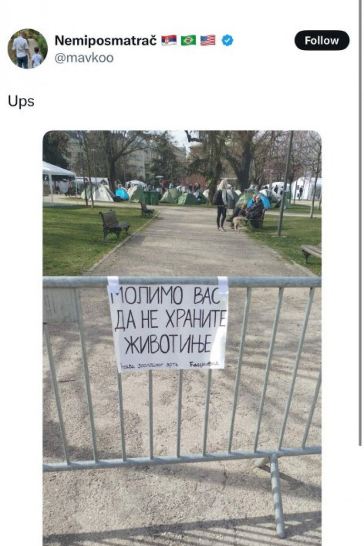 Fažizam:  Studente koji hoće da uče nazivaju životinjama koje ne treba hraniti (FOTO)