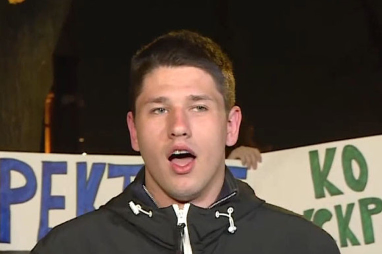 "Mi nismo za nasilje" Student Pavlović: Vređali nas, pretili da ćemo 15. da se obračunamo