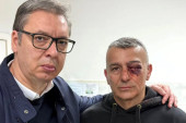 Vučić obišao povređenog policajca: Nasilnici misle da im je sve dozvoljeno, udarili su ga bokserom! (FOTO)