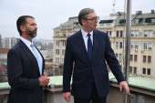 Vučić sa Trampovim sinom: Zajedno gradimo snažnije veze i svetliju budućnost! (FOTO)