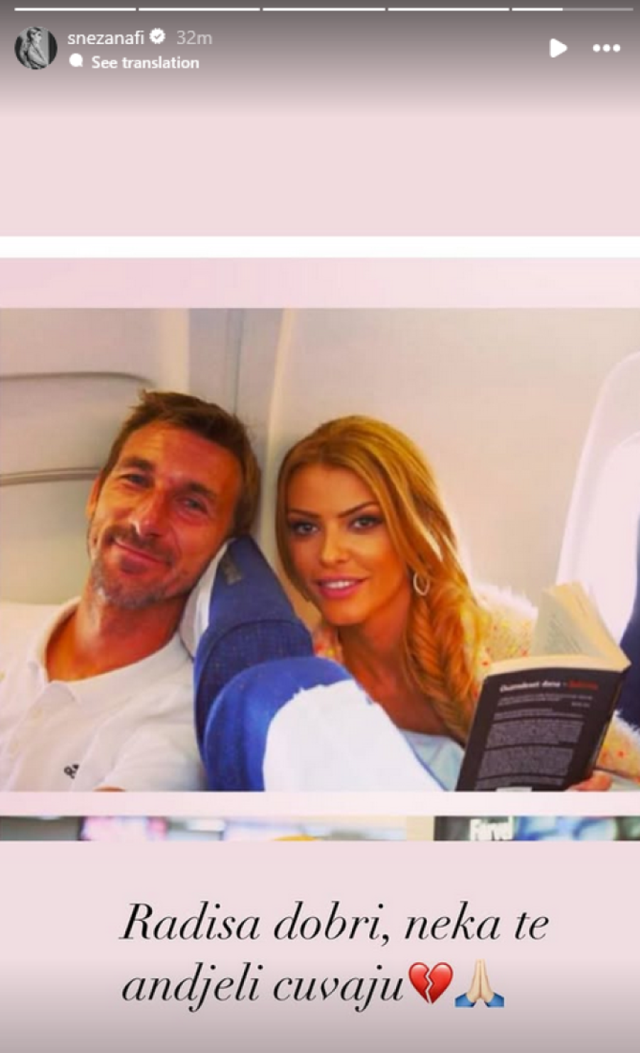 I Snežana Borjan se oprostila od Ilića: Srceparajuća poruka uz zajedničku sliku (FOTO)