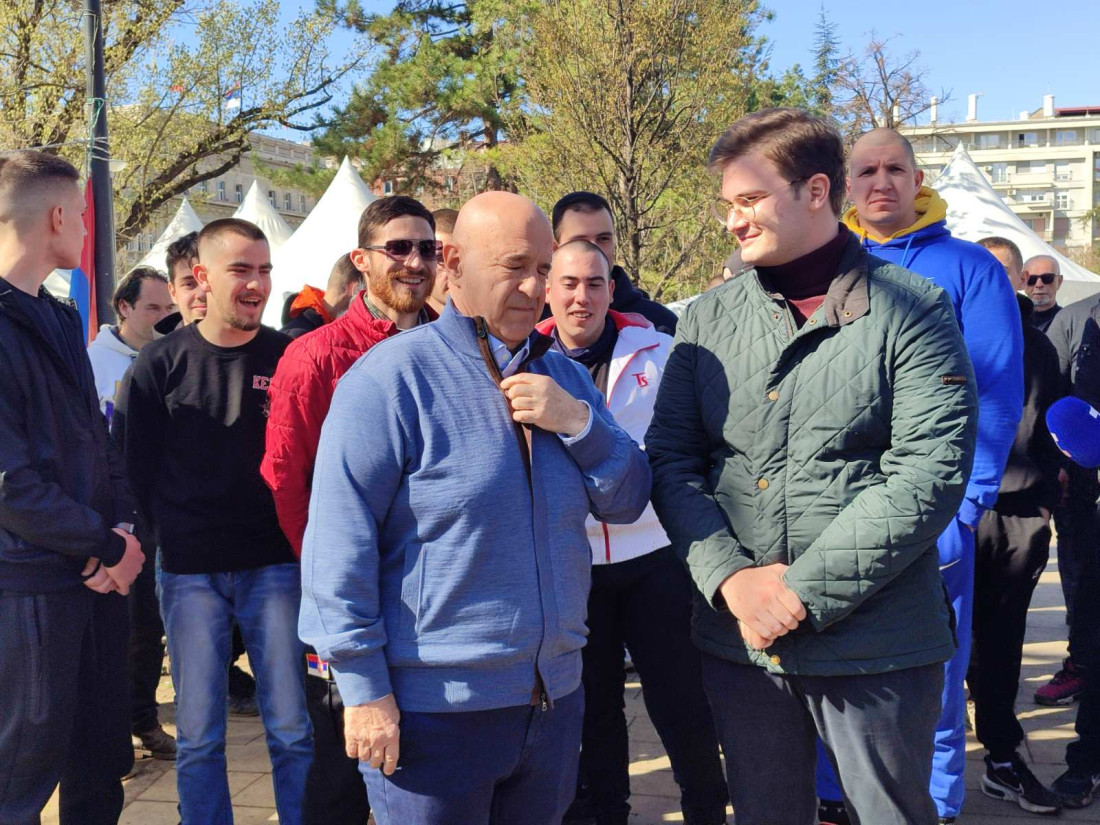 Đukić uoči protesta: Mnogo je stranaka, ali jedna je Srbija (FOTO/VIDEO)