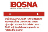 Islamistička Slobodna Bosna stala u odbranu terorista: Zašto Srbiji osporavaju pravo da hapsi studente koji su planirali državni udar?!