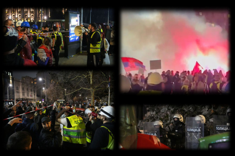 Protest više nije studentski! Izbila tuča, objavljen ključni trenutak! (FOTO/VIDEO)