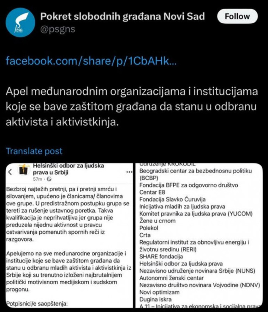Skandalozan zahtev antisrpske opozicije: Zahtevaju da se puste na slobodu teroristi koji su spremali građanski rat 15. marta